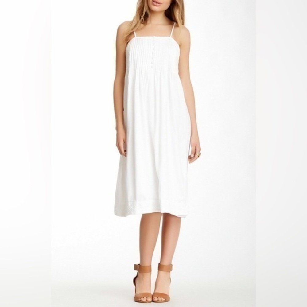 Anthropologie House of Harlow 1960 White Camilla Midi Dress